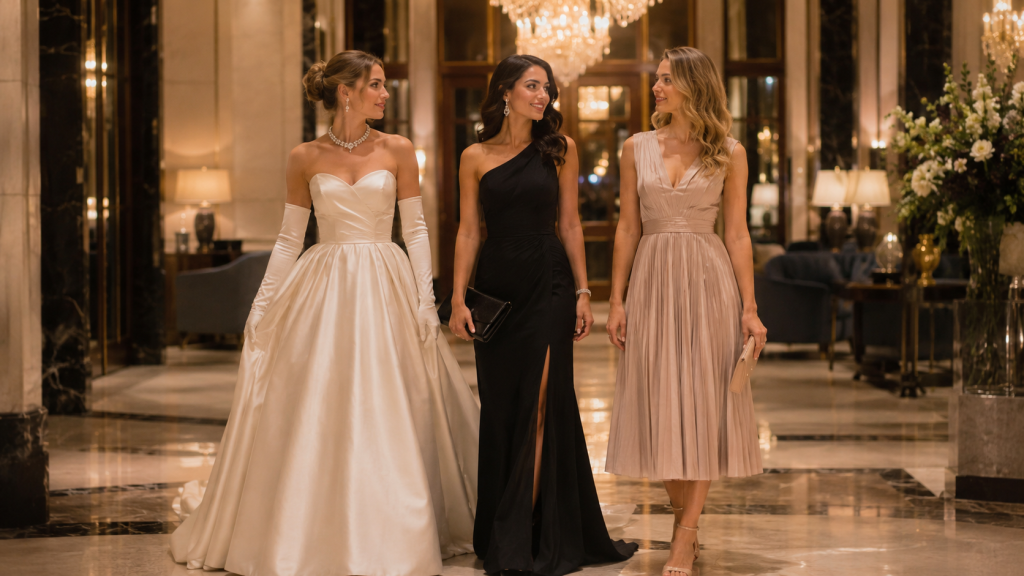 Elegancka scena w luksusowym lobby